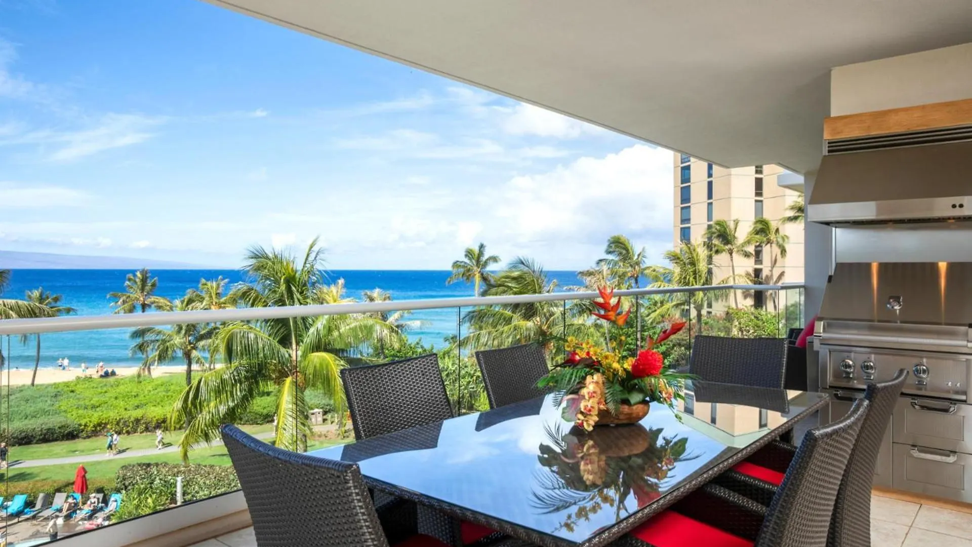 Kbm Resorts Free Car Honua Kai Konea Hkk-451 Oceanfront W Wraparound Lanai Kaanapali